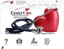 Tablet Screenshot of fastercaresumter.com